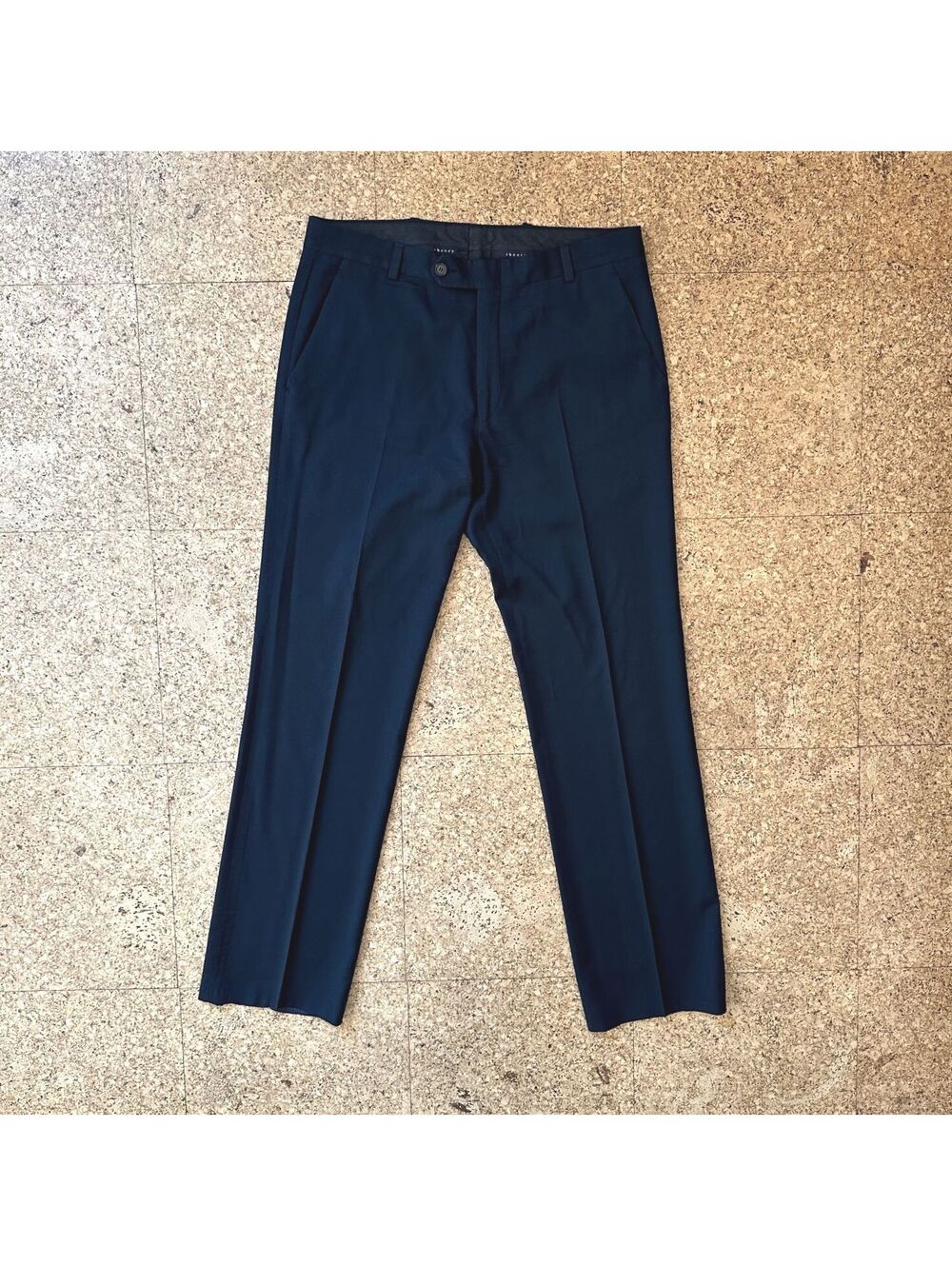 Theory Dark Navy Dress Pants Men's W33 L31 Tailored Suit Trousers Office
